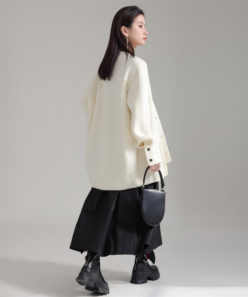 Rib Knit Cardigan
